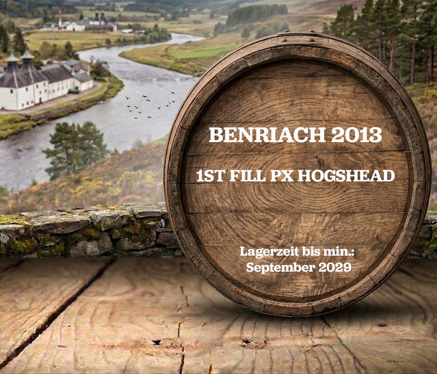 Fassteilung Benriach 2013 - 1st Fill Pedro Ximénez Hogshead