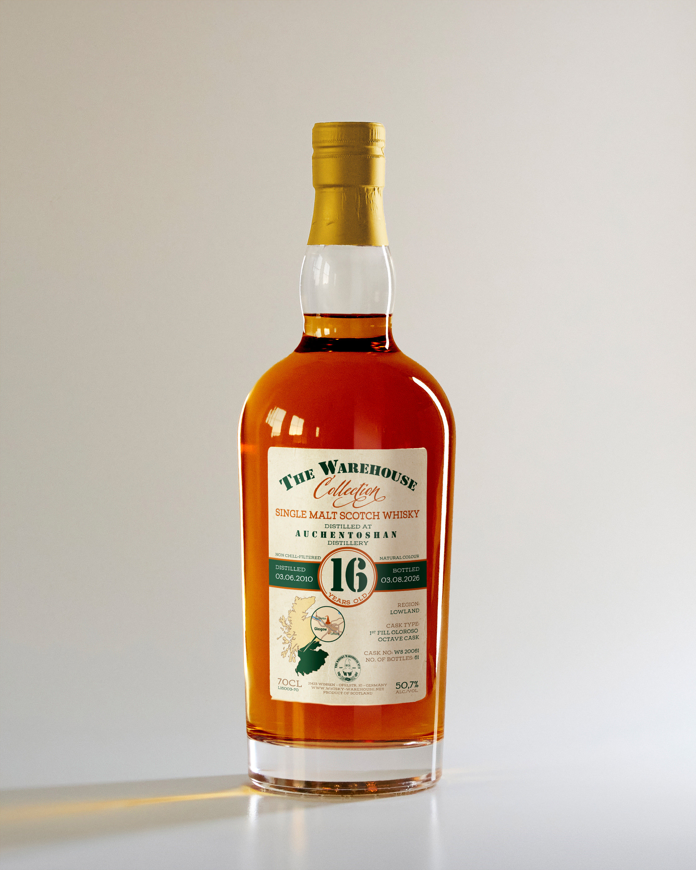 Auchentoshan 2010 - 1st Fill Oloroso Octave   NEU