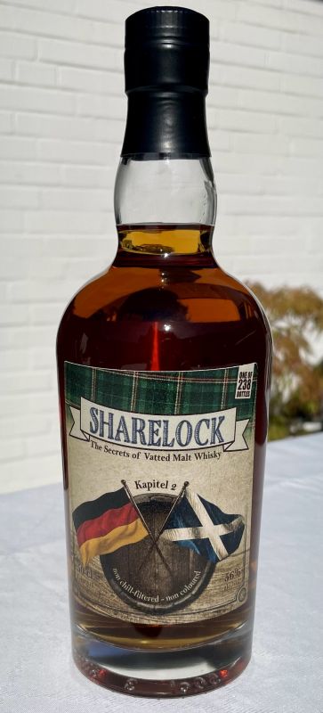 Sharelock Kapitel 2 – rauchfreier Blended Malt Whisky in Fassstärke